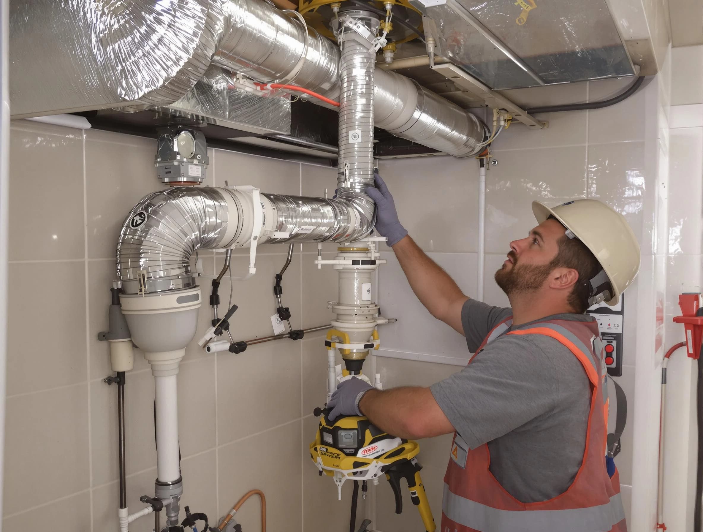 Covington Dryer Vent Cleaning expert performing professional dryer vent repair and installation in Covington
