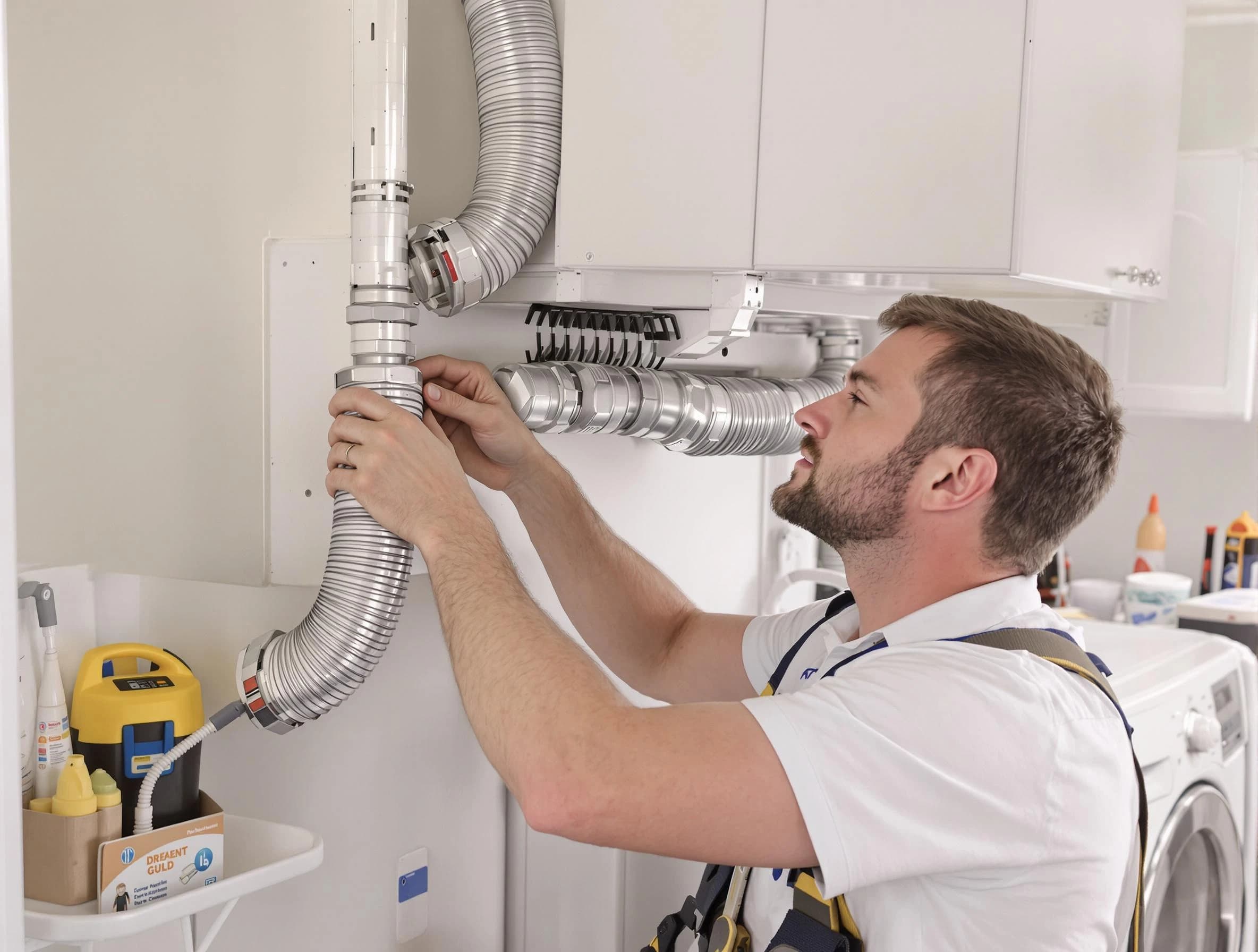 Professional dryer vent repair and installation by Covington Dryer Vent Cleaning in Covington