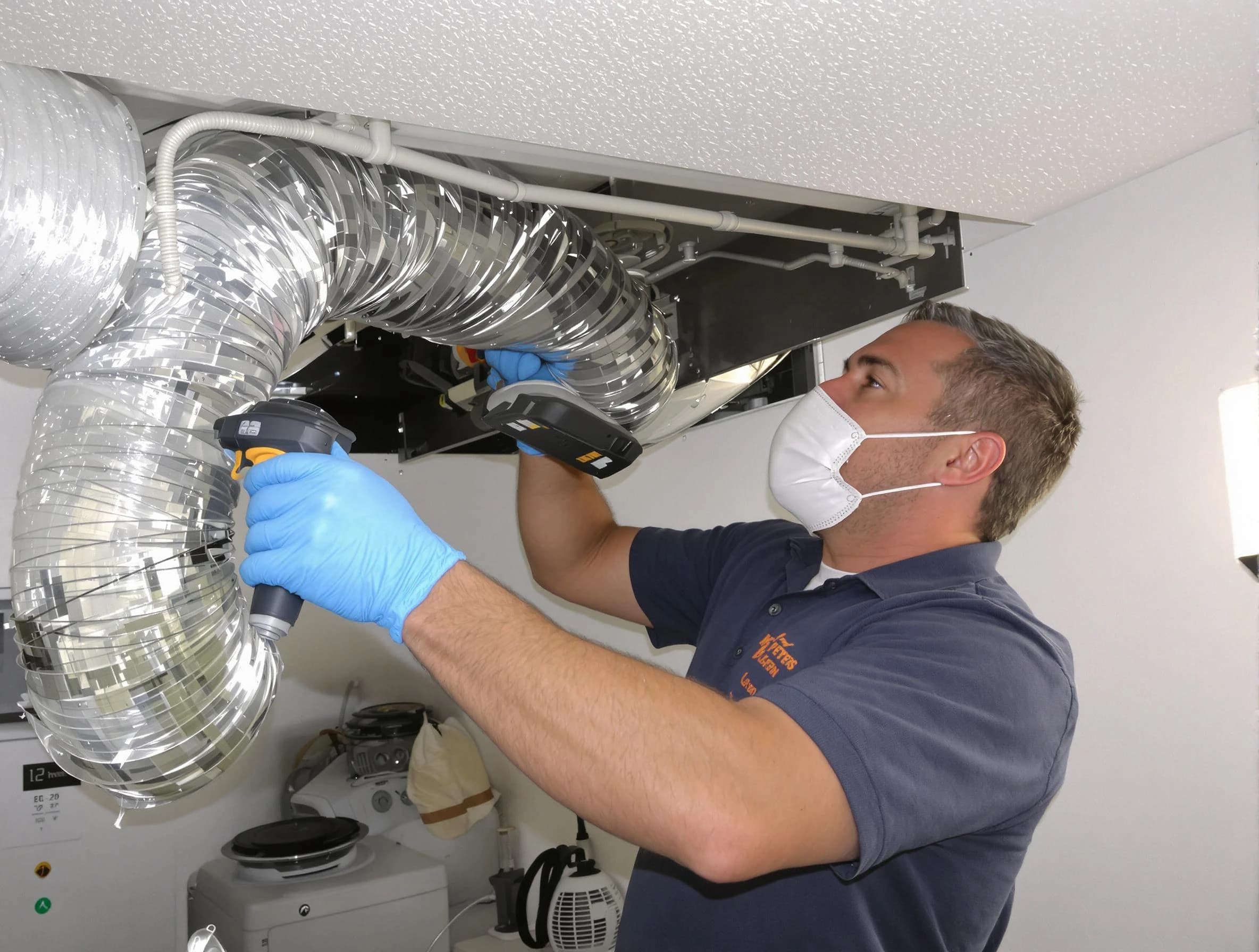 Covington Dryer Vent Cleaning professional performing thorough residential dryer vent cleaning in Covington