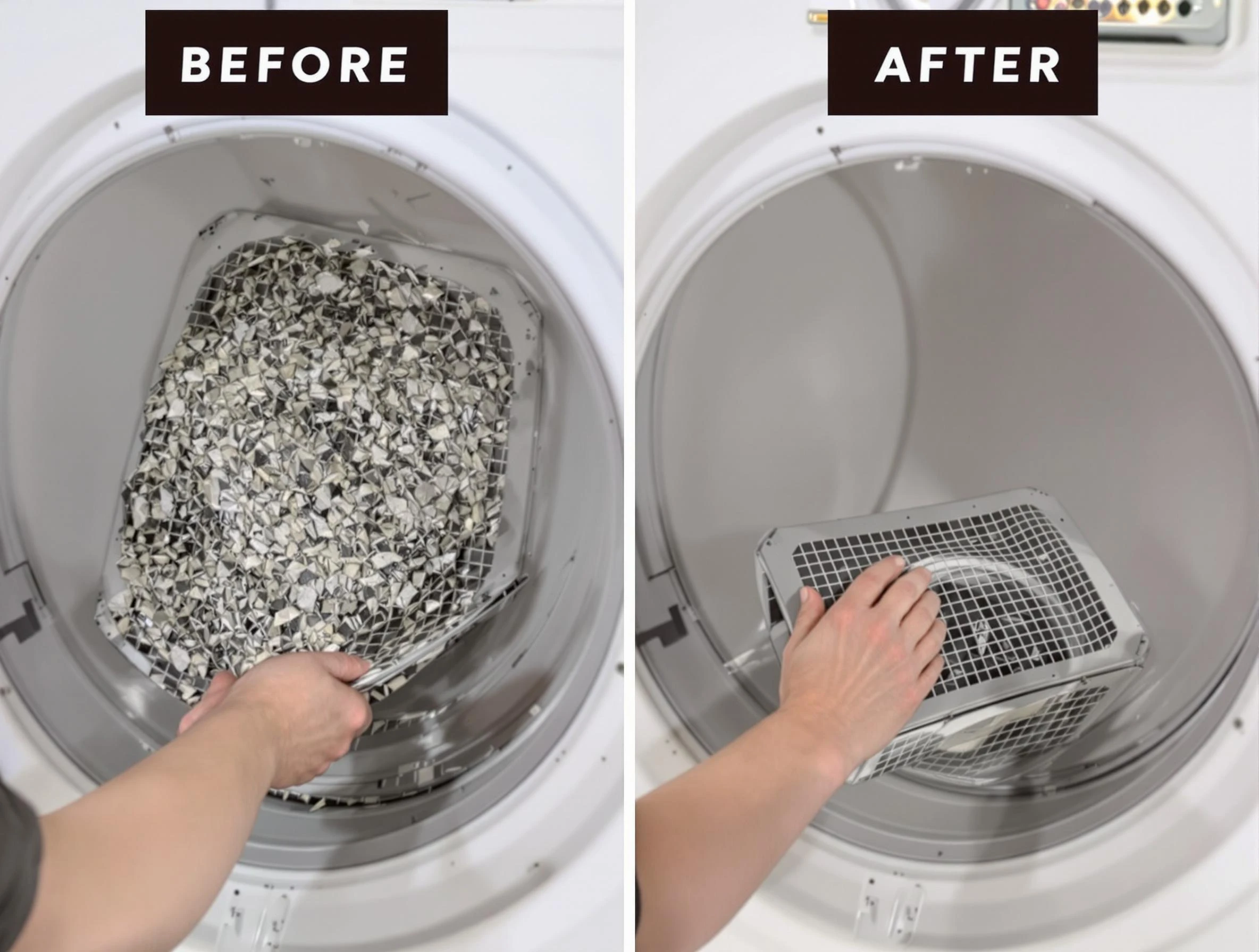 Professional lint trap cleaning by Covington Dryer Vent Cleaning in Covington